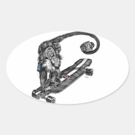 シミアンセルフィー 楕円形シール