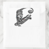 シミアンセルフィー 長方形シール (バッグ)