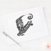 シミアンセルフィー 長方形シール (封筒)