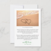 シミニマルック結婚の写真 サンキューカード (裏面)