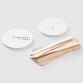 シミニマルッモダンクタイポグラフィ結婚ズ ハンドファン (組立なし)