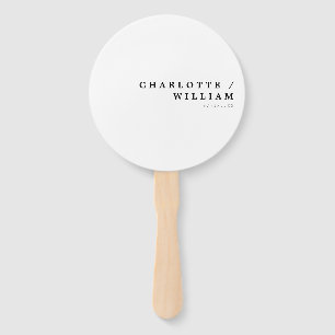 シミニマルッモダンクタイポグラフィ結婚ズ ハンドファン