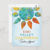 シミバレーカリフォルニアサンシャイントラベル ポストカード (正面/裏面)