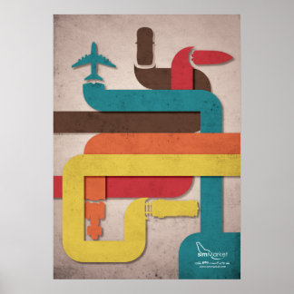 シミュレーションライン ポスター