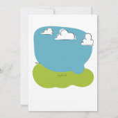 シミュレーション メガネの招待状 招待状 (裏面)