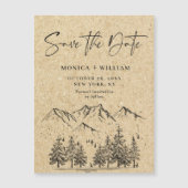 シミュレートされたクラフト紙日付磁気カードの保存 (正面)