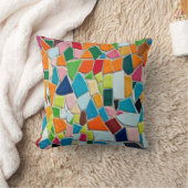 シミュレートされたモザイク壁 クッション (ブランケット)