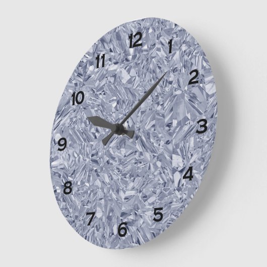 シミュレートされた粉砕ダイヤモンドジェム ラージ壁時計 (傾斜)