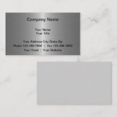 シミュレートされた金属名刺 名刺 (正面/裏面)