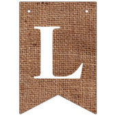 シミュレートされたBurlap上でカスタマイズ可能なクラス2020 バンティングフラッグ (第3の旗)