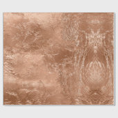 シミュレートバラゴールドフォイルエレガントテクス祝 ラッピングペーパー (フラット)