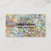 シミュレート金ゴールドグリッター名刺 名刺 (正面)