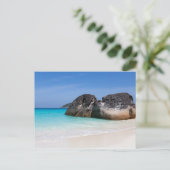 シミランビーチアンダマンシータイギフトポスター ポストカード (スタンド正面)