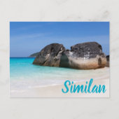 シミランビーチアンダマンシープーケットタイランドギフト シーズンポストカード (正面)
