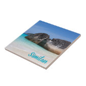 シミランビーチアンダマンシープーケットタイランドギフト タイル (側面)