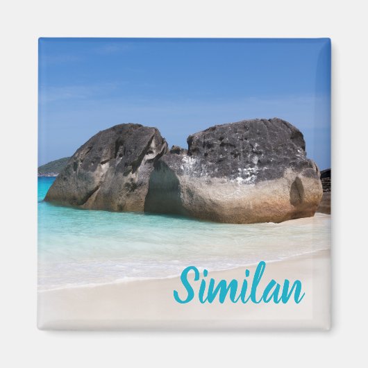 シミランビーチアンダマンシープーケットタイランドギフト マグネット (正面)