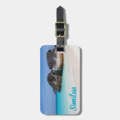 シミランビーチアンダマンシープーケットタイランドギフト ラゲッジタグ (正面縦)