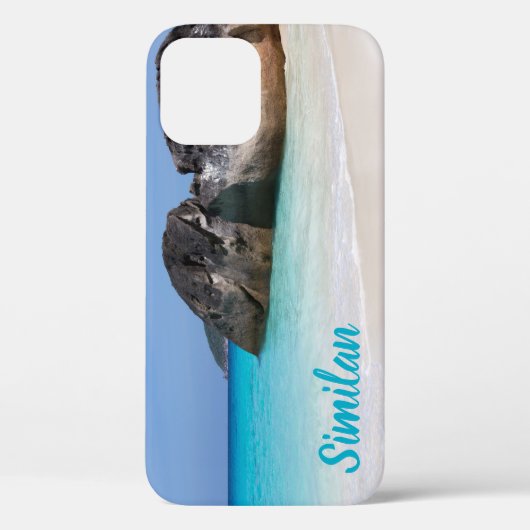 シミランビーチアンダマンシープーケットタイランドギフト Case-Mate iPhoneケース (裏面)