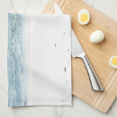 シミランホワイトビーチとターコイズブルー海 キッチンタオル (四つ折り)