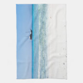 シミランホワイトビーチとターコイズブルー海 キッチンタオル (縦)