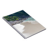 シミラン島の白い砂浜とターコイズブルーの海 ノートブック (右側)