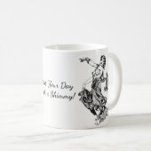 シミーで一日をスタート！ヴィンテージベリーダンサー コーヒーマグカップ (正面右)