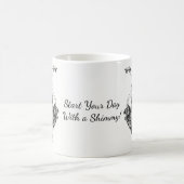 シミーで一日をスタート！ヴィンテージベリーダンサー コーヒーマグカップ (中央)