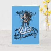 シミーの季節だ カード (黄色い花)