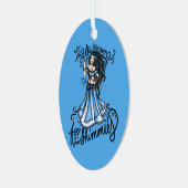 シミースカードの季節 メタルオーナメント (正面左)