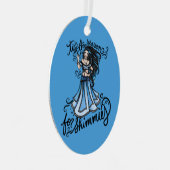 シミースカードの季節 メタルオーナメント (正面右)