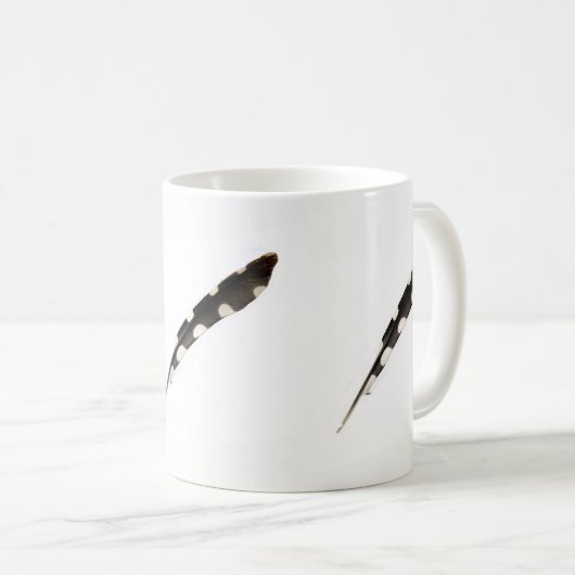 シミ素晴らしキツツキの羽 コーヒーマグカップ (正面右)