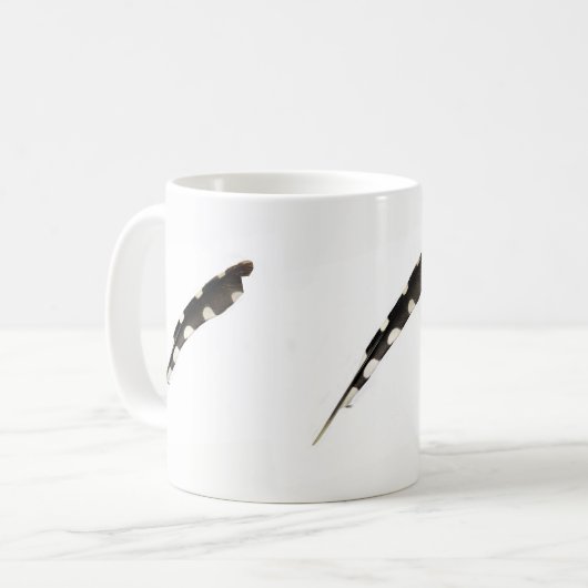シミ素晴らしキツツキの羽 コーヒーマグカップ (正面左)