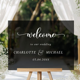 シムエレガントペル結婚ズ アクリルサイン