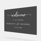 シムエレガントペル結婚ズ アクリルサイン (傾斜)