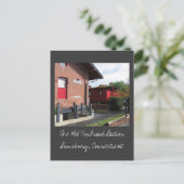 シムズベリーの旧駅 ポストカード (スタンド正面)