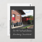 シムズベリーの旧駅 ポストカード (正面/裏面)