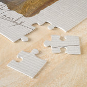 シムタエルサレム旧市街イスラエル油絵画芸術 ジグソーパズル (側面)