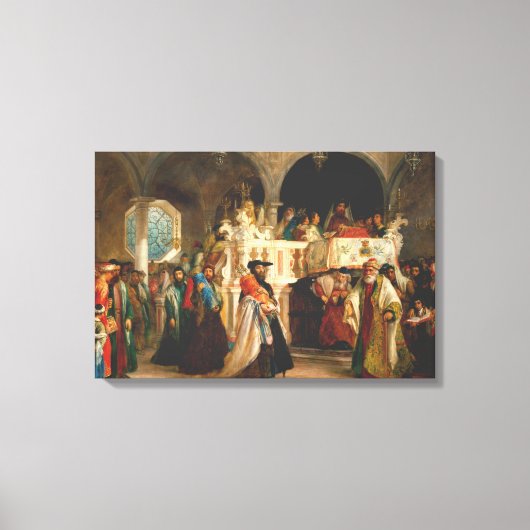 シムチャートラバイソロモンハート – Circa 1850 キャンバスプリント (正面)