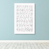 シムチャートラー – ヘブライ語パルシオットサイクルユダヤ人カンバ キャンバスプリント (インサイチュ (ウッドフロア))