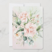 シムハット・バット（Simchat Bat）ユダヤの赤ちゃん女の子の命名式 ヘブライ語 招待状 (裏面)