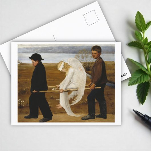 シムバーグの傷ついた天使 ポストカード