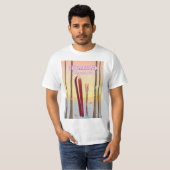 シムブラク カザフスタン スキーの旅 ポスター Tシャツ (正面フル)