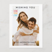 シムペルモダンフォトクリスマスポストカルテ ポストカード (正面)