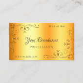 シムメリ華美ーのコー縁どナ発光オレンジ 名刺 (正面)