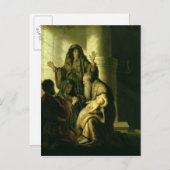 シメオンとハンナ寺院, c.1627 ポストカード (正面/裏面)