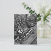 シメオンスケートボードセルフィー ポストカード (スタンド正面)