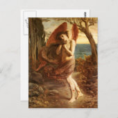 シメオン・ソロモン：秋の恋 ポストカード (正面/裏面)