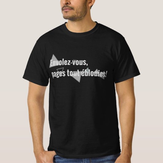 シメティエールマリン引用文Tシャツ Tシャツ (正面)