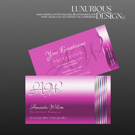 シメリガーリーピカラフルンストライプクとモノグラム 名刺