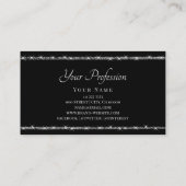 シメリーシルバーグリッタースパークルスターズグラマー 名刺 (裏面)